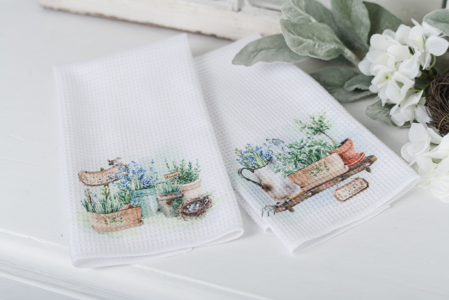 Country Garden Tea Towels