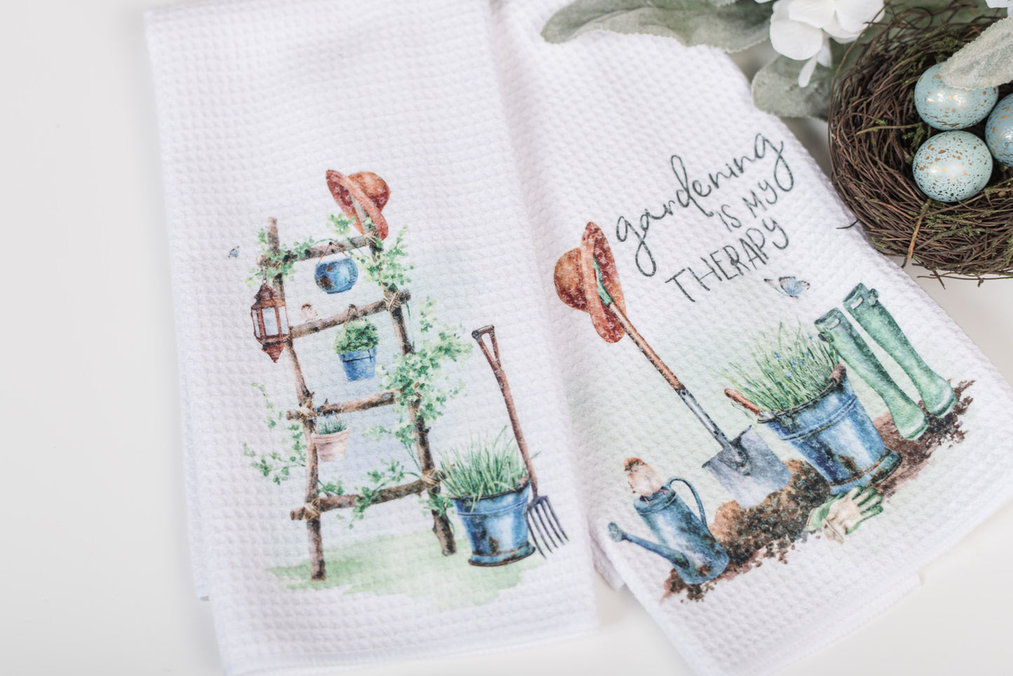 Country Garden Tea Towels
