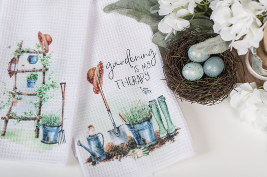 Country Garden Tea Towels