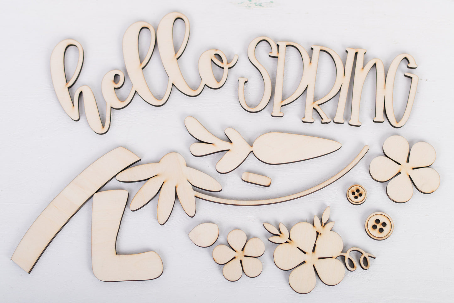 DIY Spring Porch Leaner Kit - Hello Spring