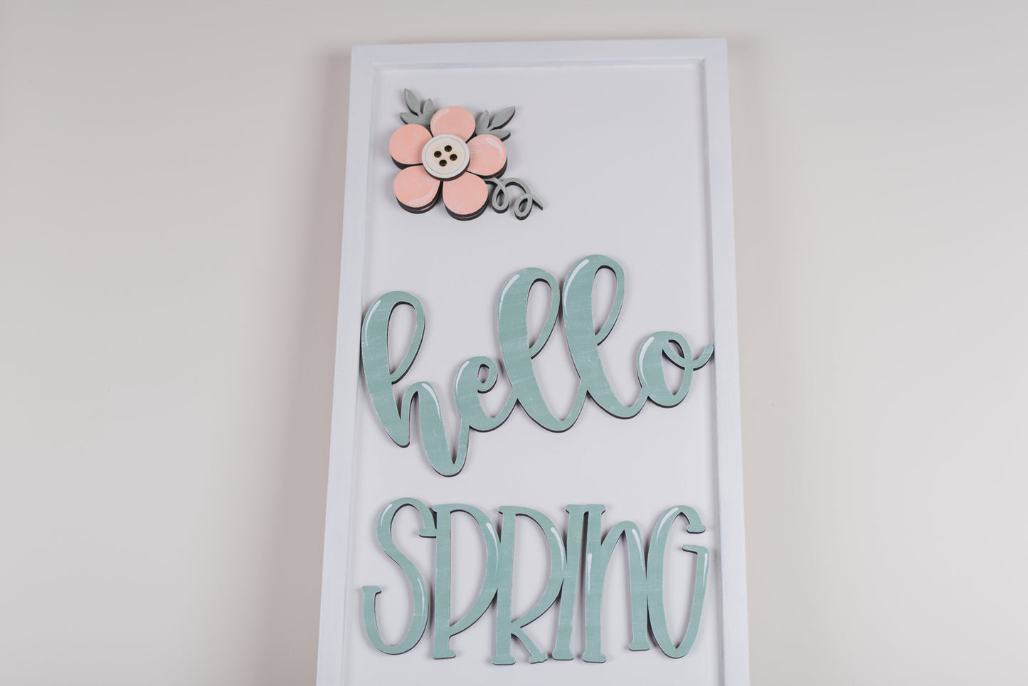 DIY Spring Porch Leaner Kit - Hello Spring