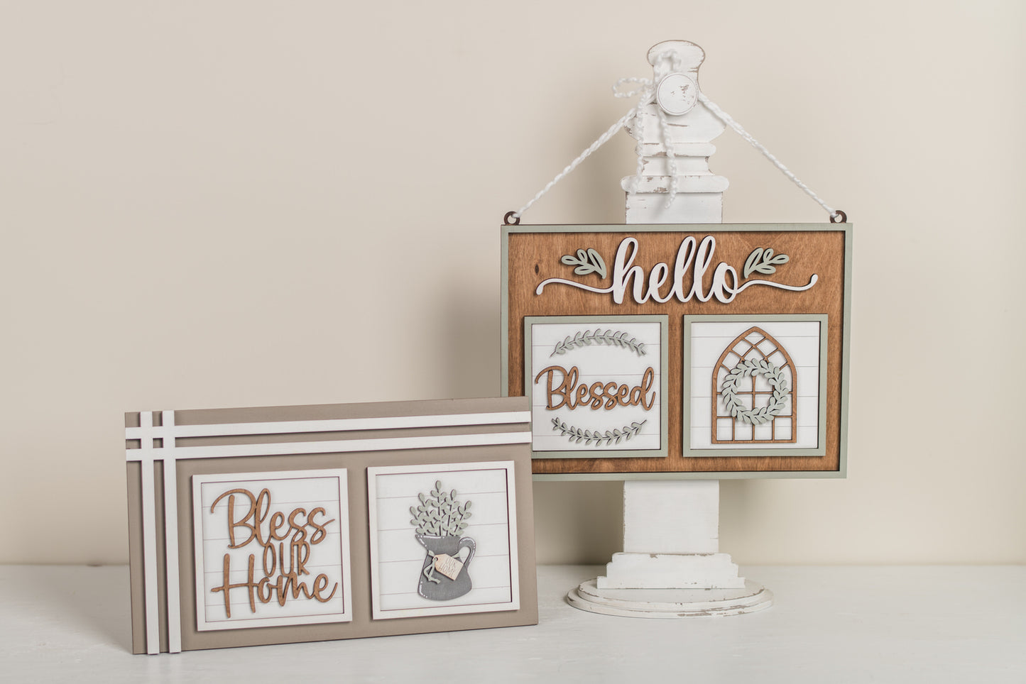 DIY Interchangeable Square 4.25" Kit - Bless Our Home