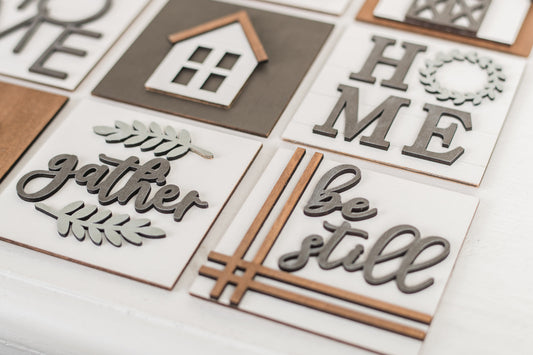 DIY Interchangeable Square 4.25" Kit - Home