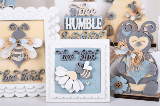 Honey Bee DIY Interchangeable Square 4.25" Kit