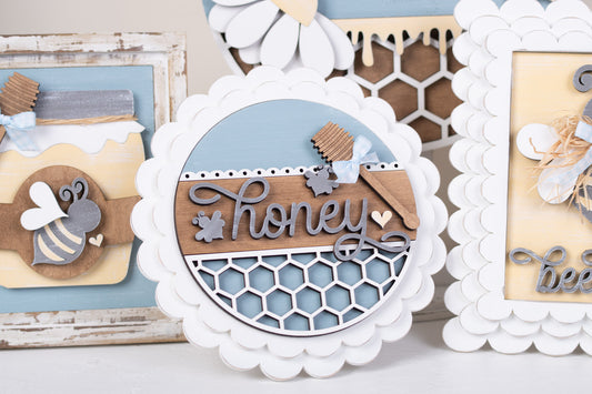 Honey Bee DIY Interchangeable Round 6" Kit