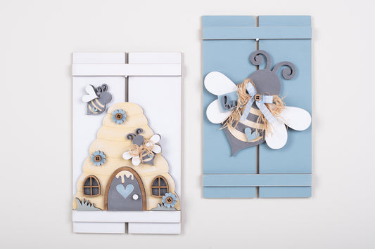 Honey Bee Pallet Sign DIY Kit