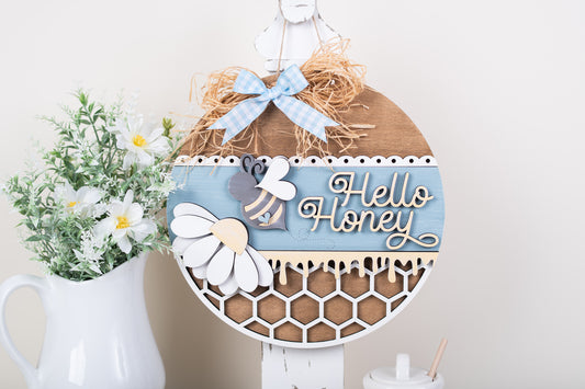 Honey Bee DIY Door/Post Hanger Sign DIY Kit