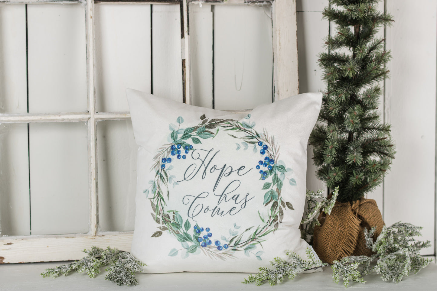 Hope Has Come Pillow Cover