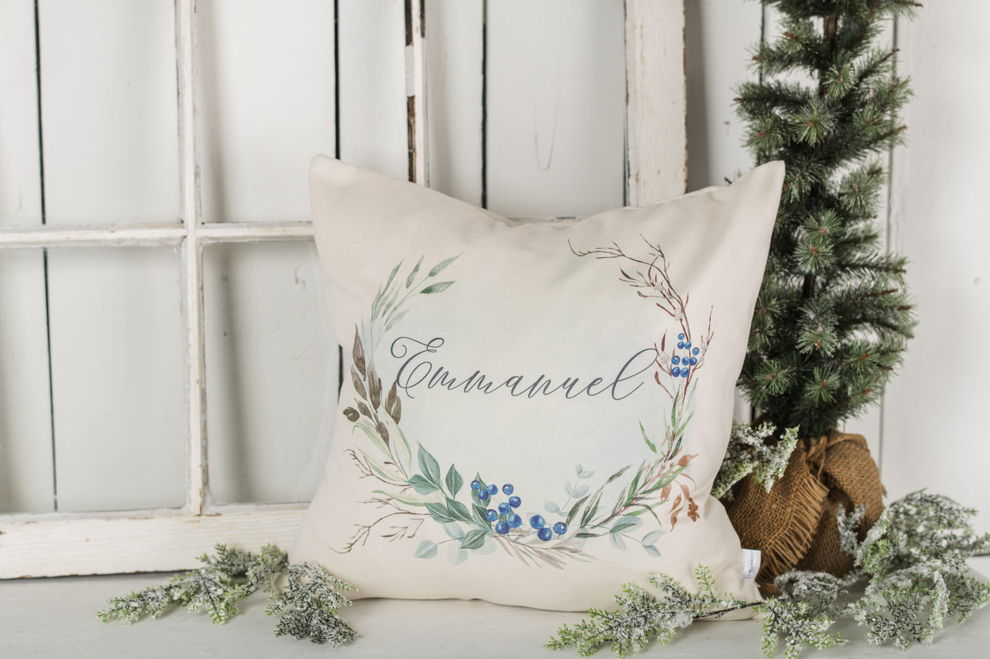Hope Has Come - Emmanuel Pillow Cover