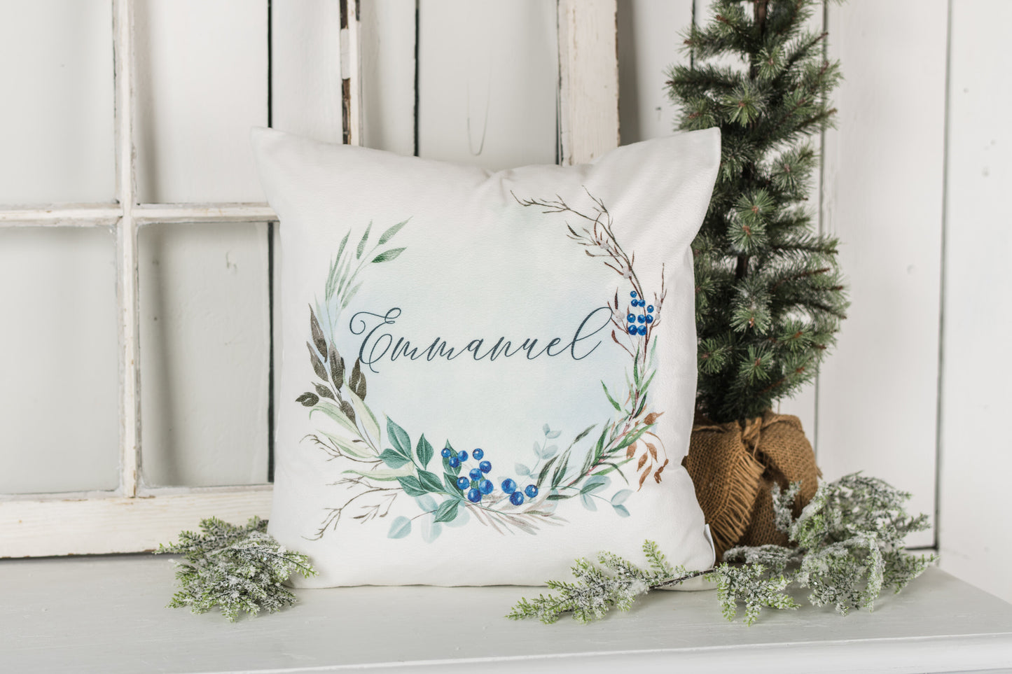 Hope Has Come - Emmanuel Pillow Cover