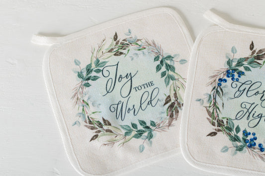 Hope Has Come Pot Holders