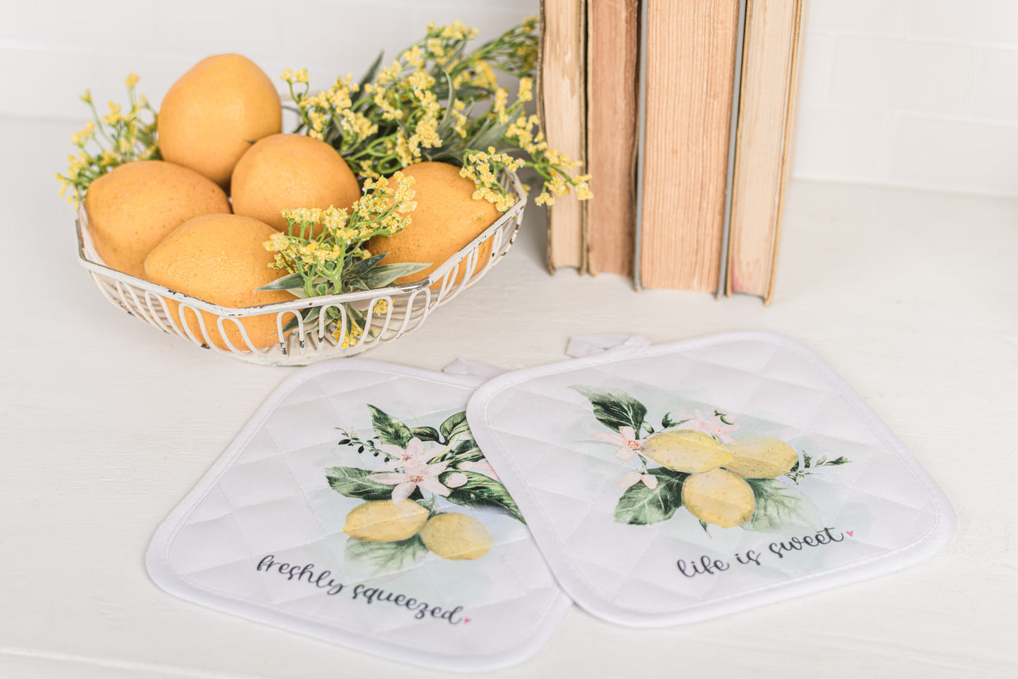Lemondrops Pot Holders