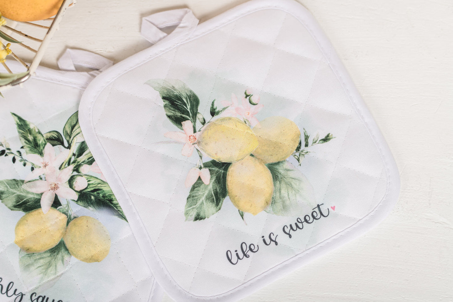 Lemondrops Pot Holders