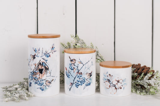 Let it Snow Canister - Medium