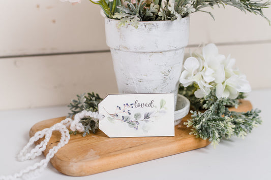 Country Garden Decor Tag (lg)