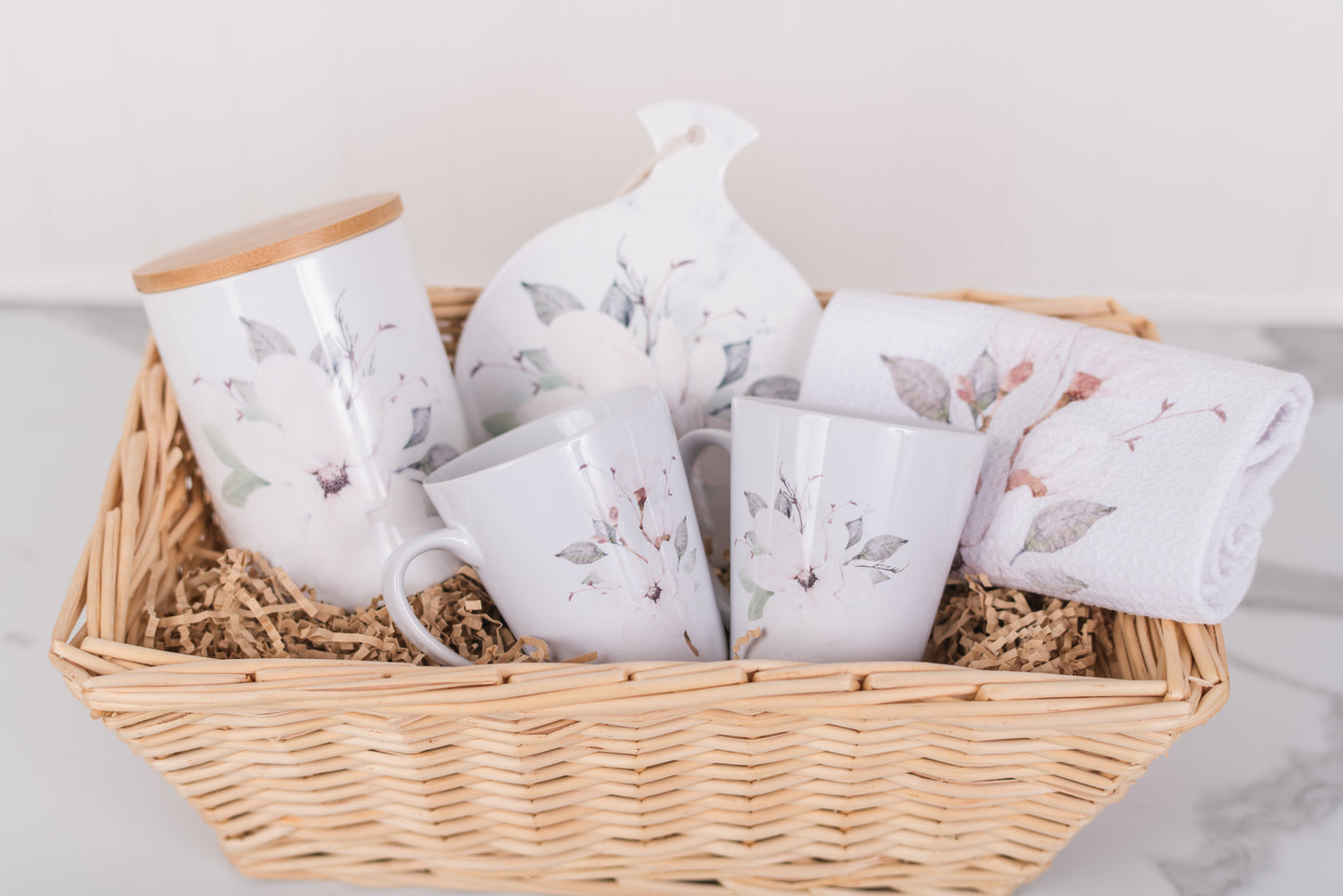 Magnolia Cozy Tea Gift Set | Neutral Kitchenware