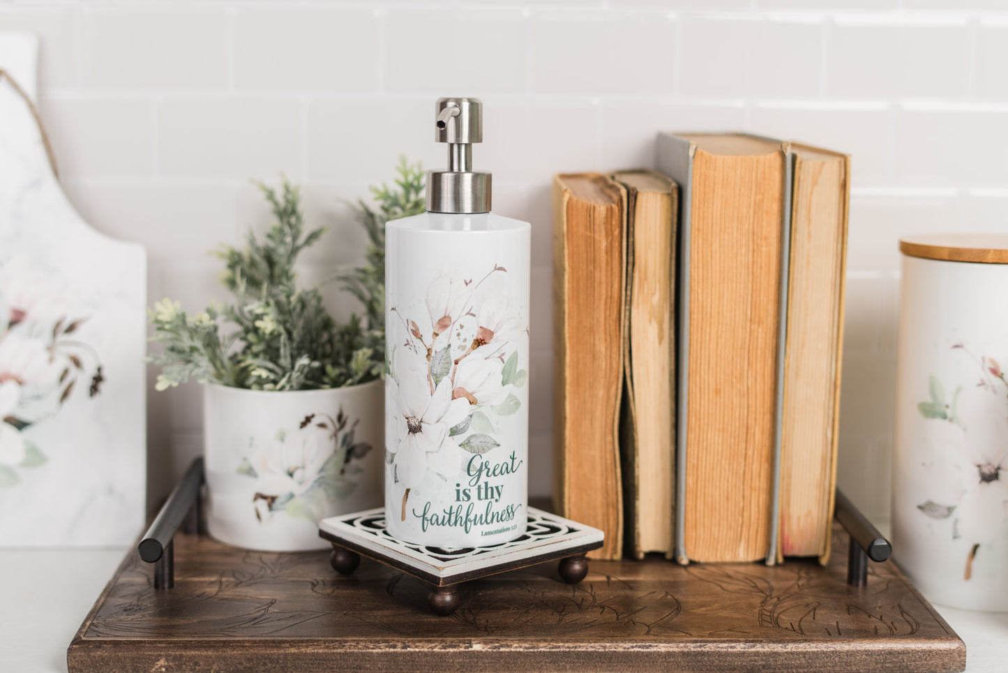Magnolia Soap Dispenser