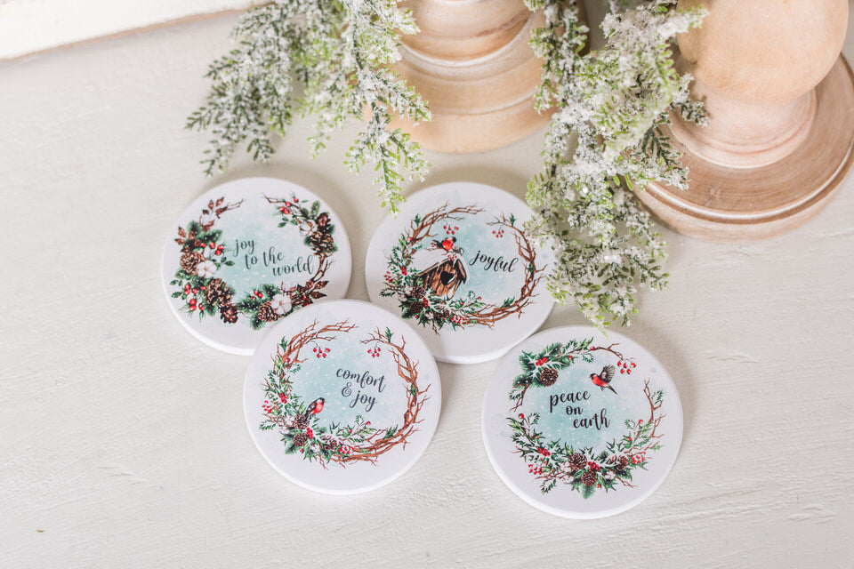 Cozy Christmas Coasters #4