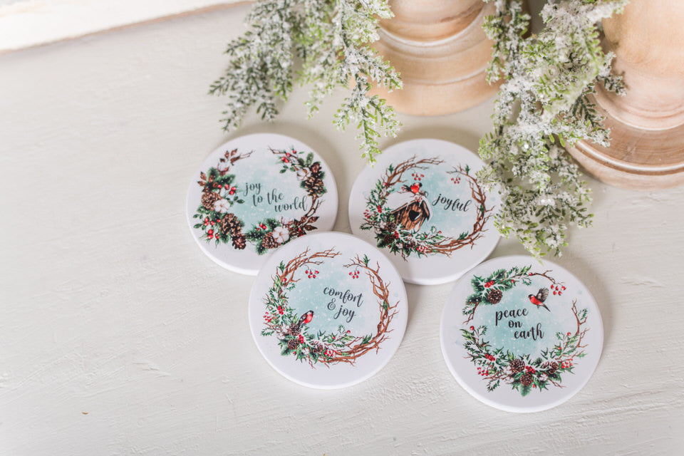 Cozy Christmas Coasters #4
