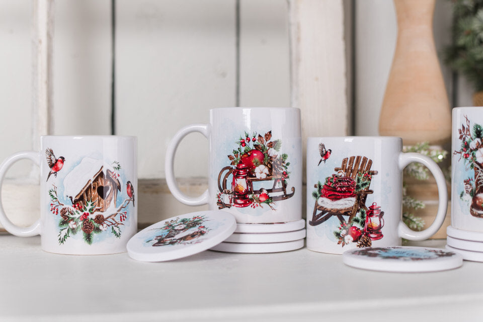 Cozy Christmas Coffee Mugs