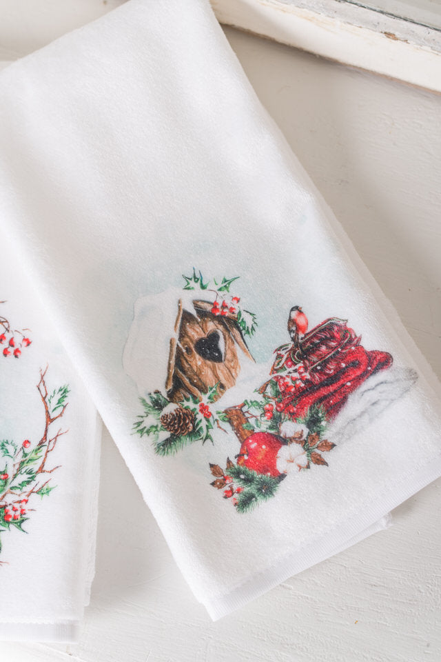 Cozy Christmas Hand Towels