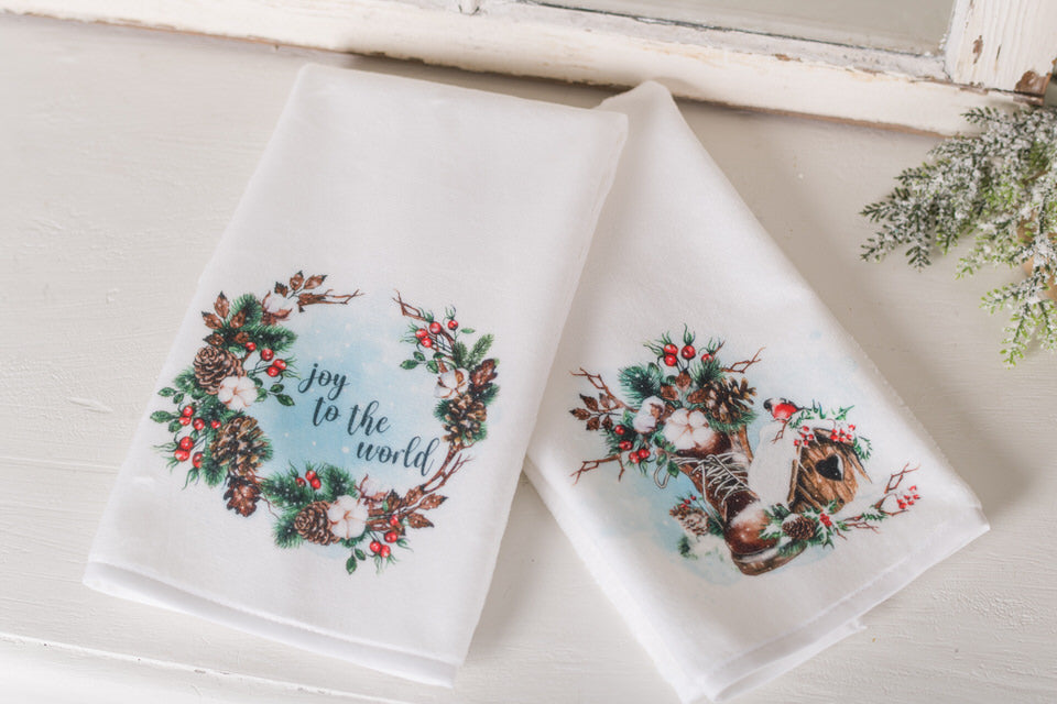 Cozy Christmas Hand Towels