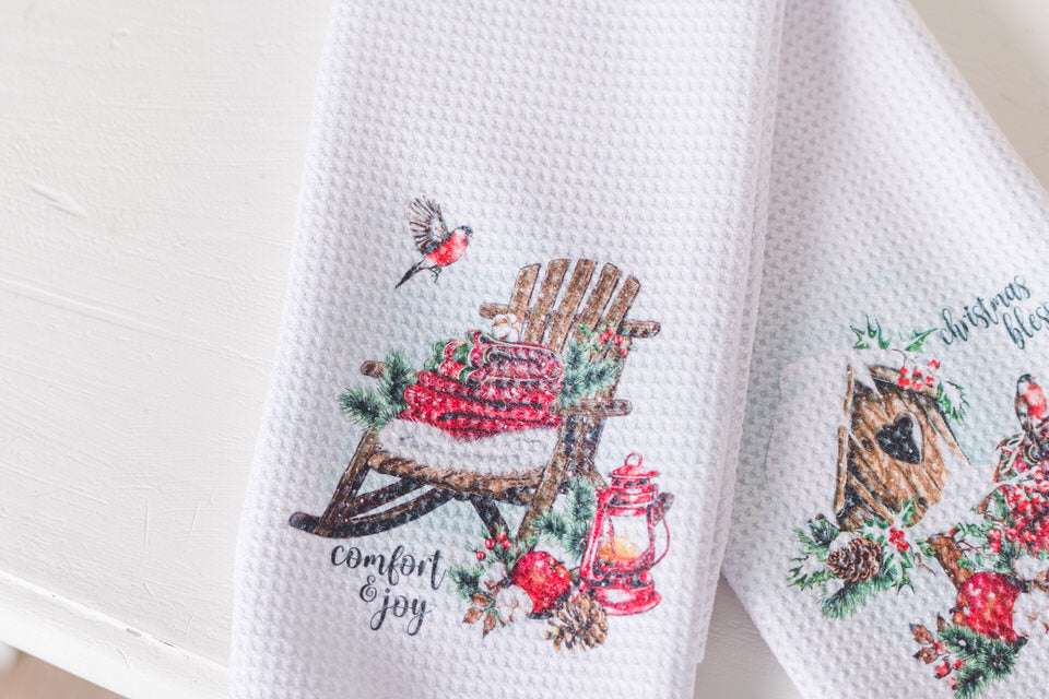 Cozy Christmas Tea Towels