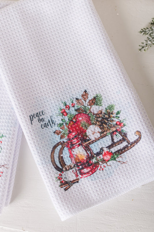 Cozy Christmas Tea Towels