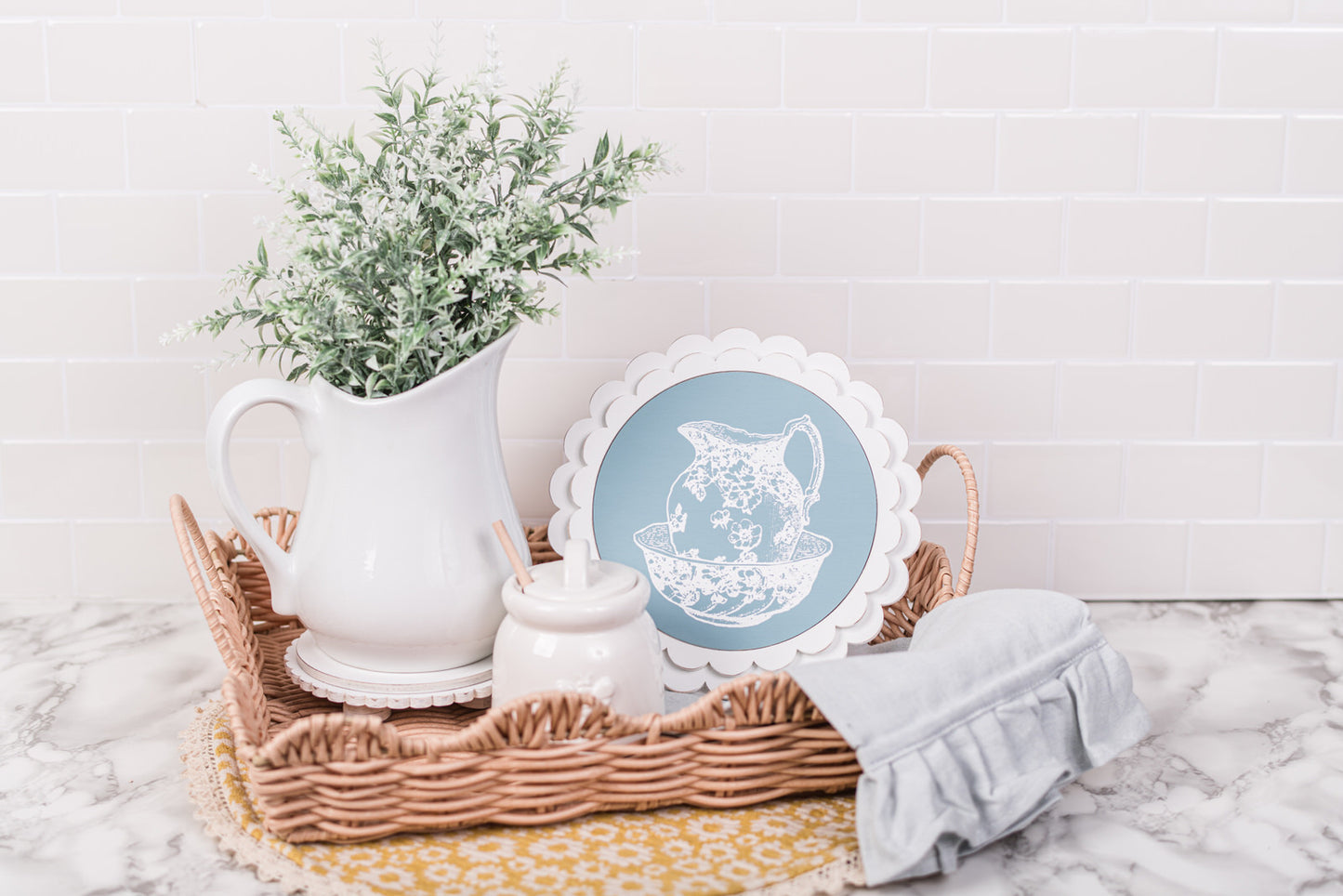 6" Round Scallop DIY Frame Kits - Interchangeable