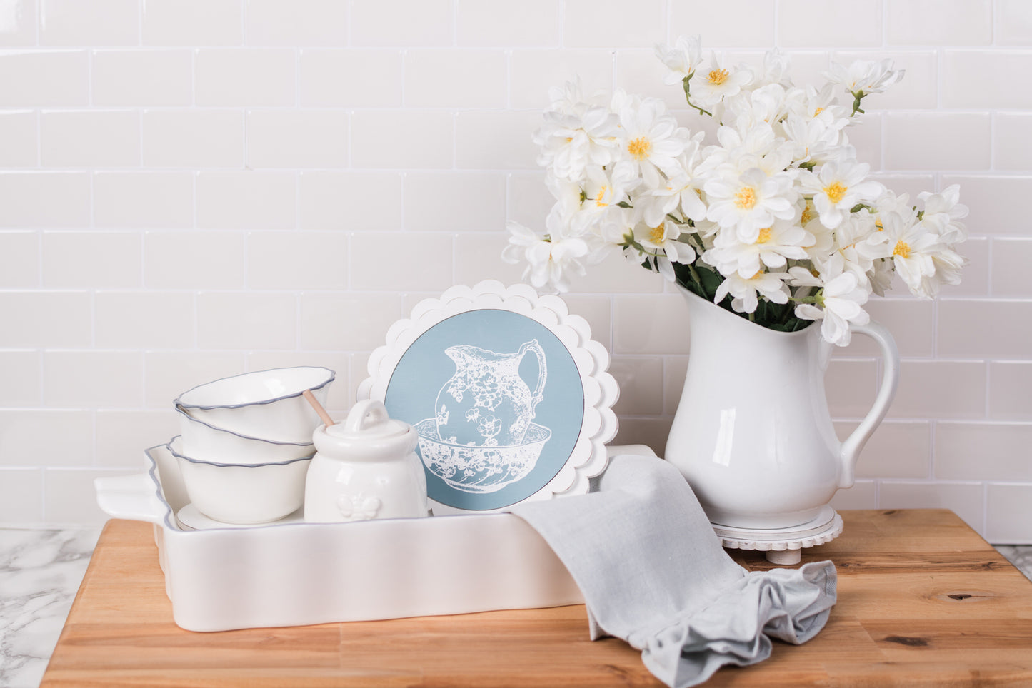 6" Round Scallop DIY Frame Kits - Interchangeable