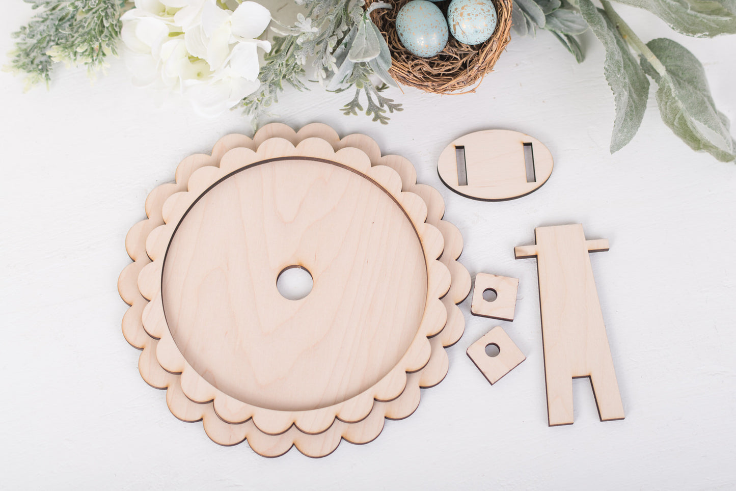 6" Round Scallop DIY Frame Kits - Interchangeable