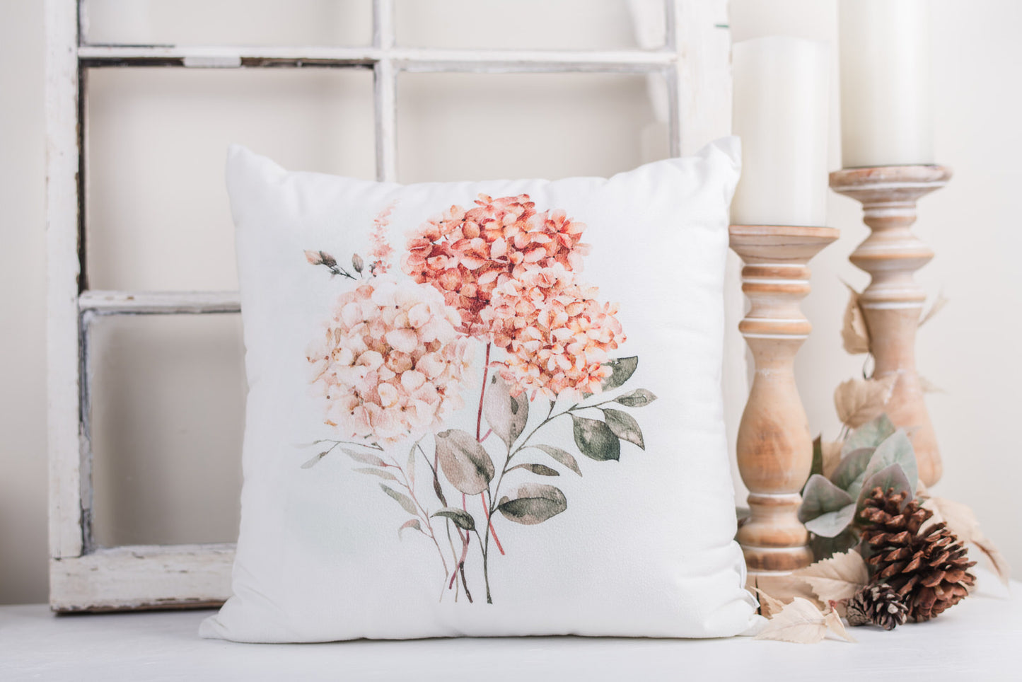 Spicy Floral Pillow Cover