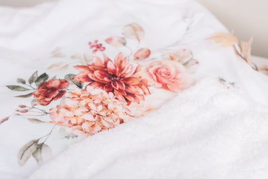 Spicy Floral Blanket Throw