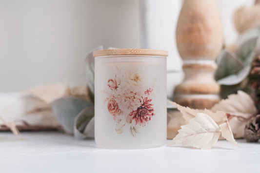 Spicy Floral Candle Jar