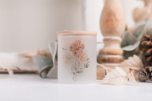 Spicy Floral Candle Jar