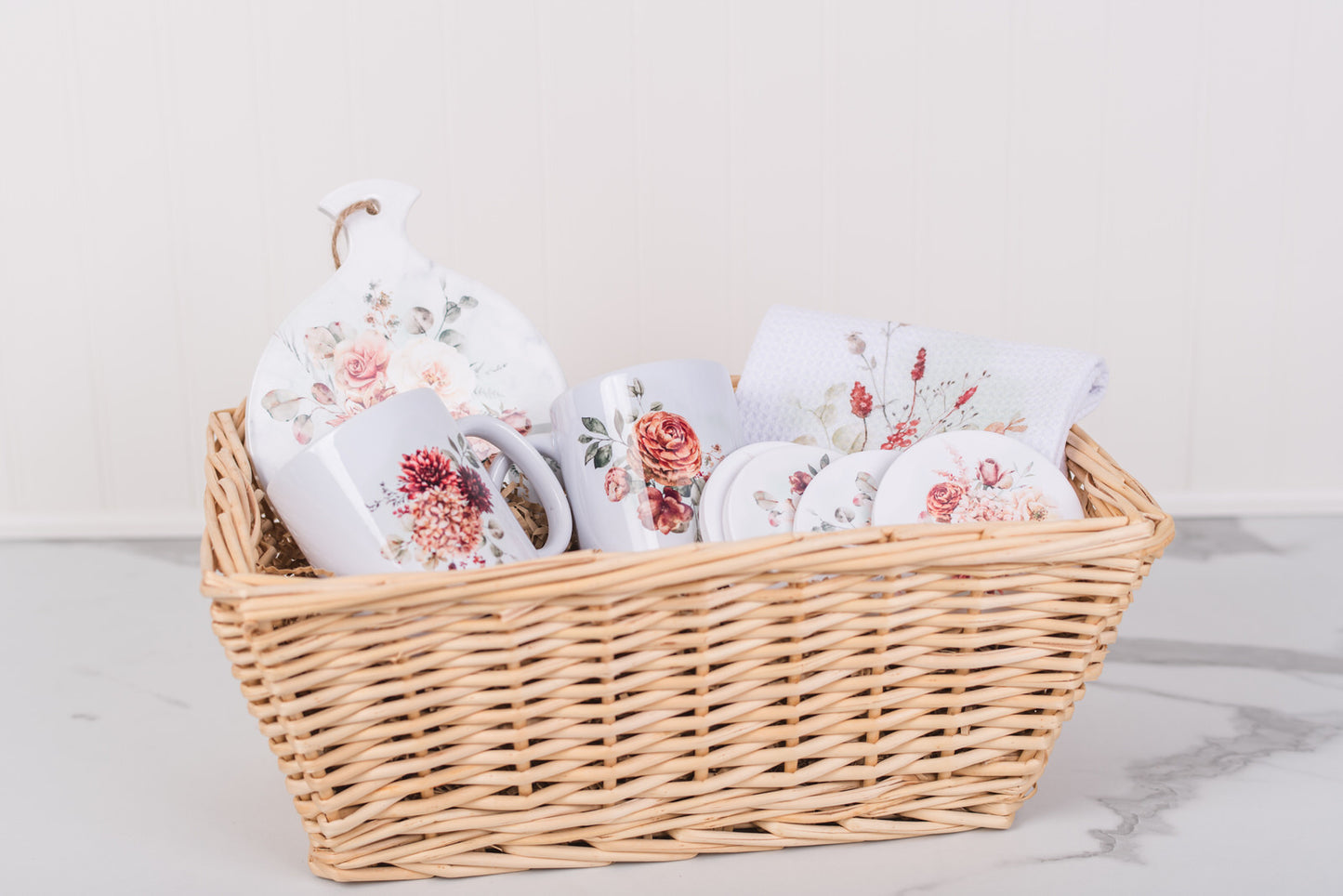 Spicy Floral Cozy Coffee Gift Set | Cottage-Inspired Kitchen Bundle