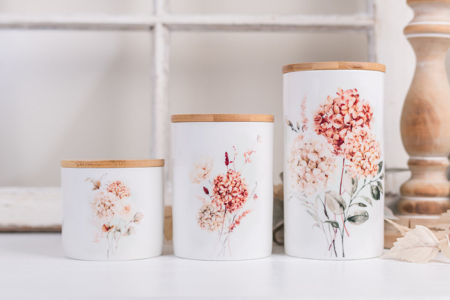 Spicy Floral Bathroom Jar - Large