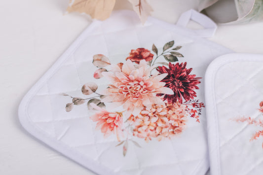 Spicy Floral Pot Holders