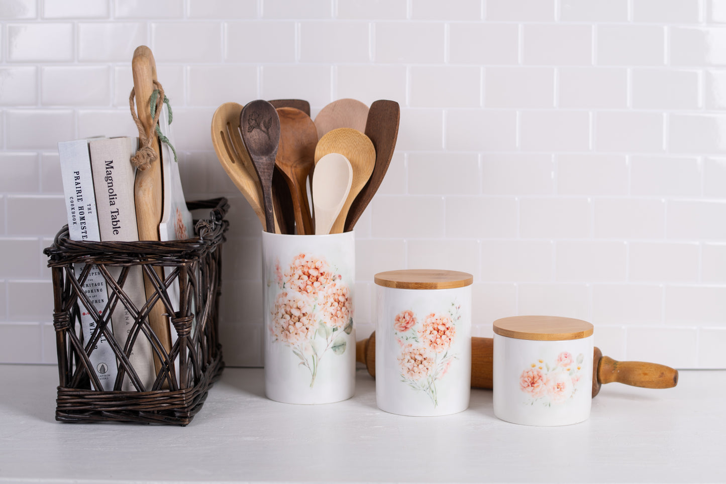 Spring Botanical Canister - Medium