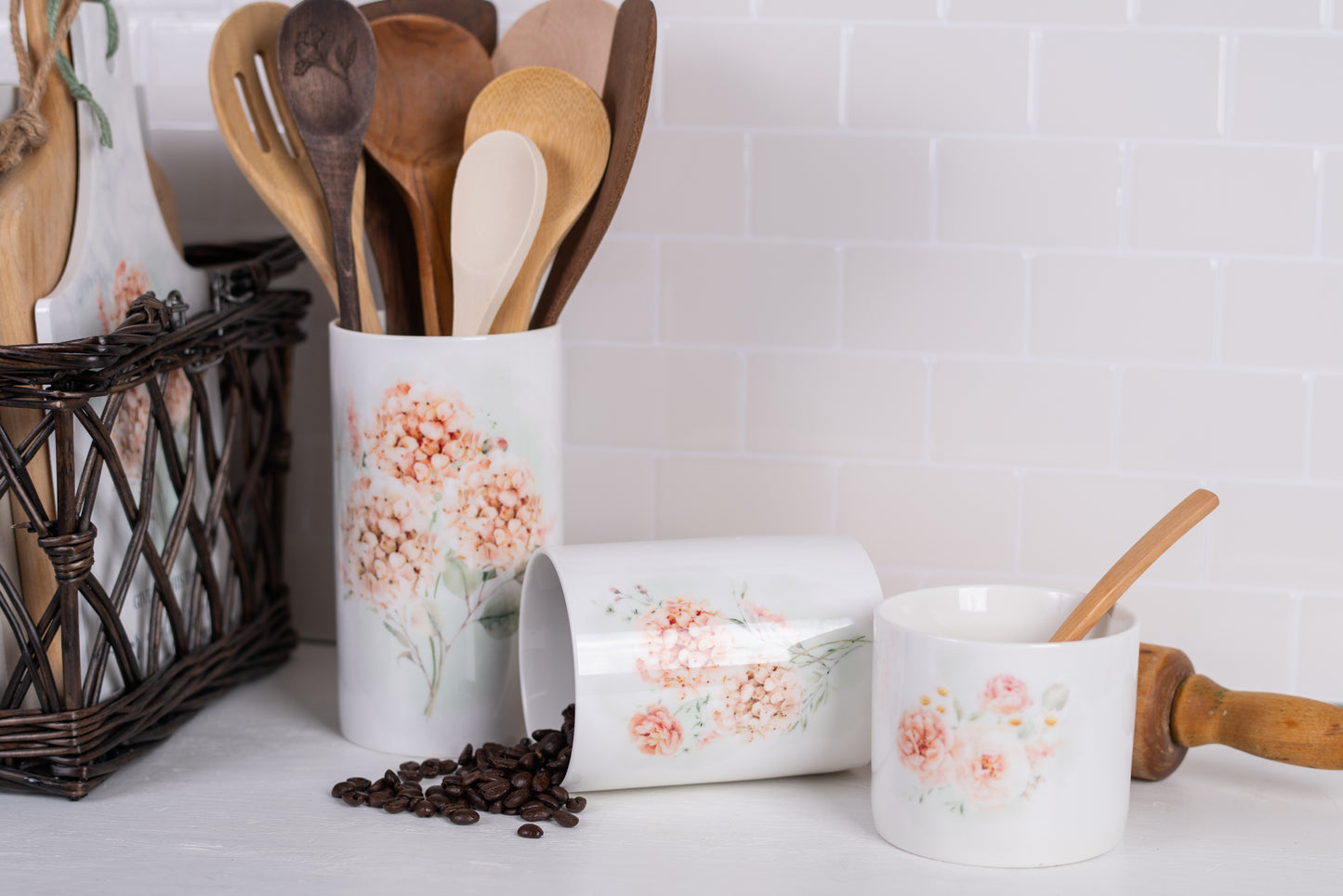 Spring Botanical Canister - Medium