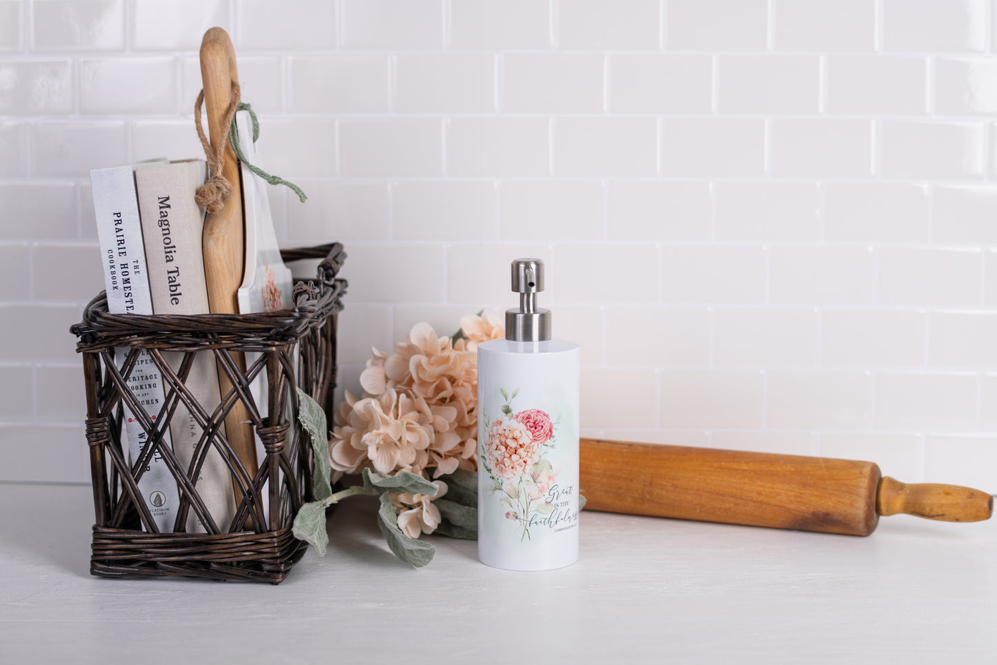 Spring Botanical Soap Dispenser