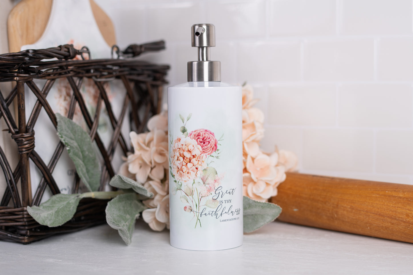 Spring Botanical Soap Dispenser