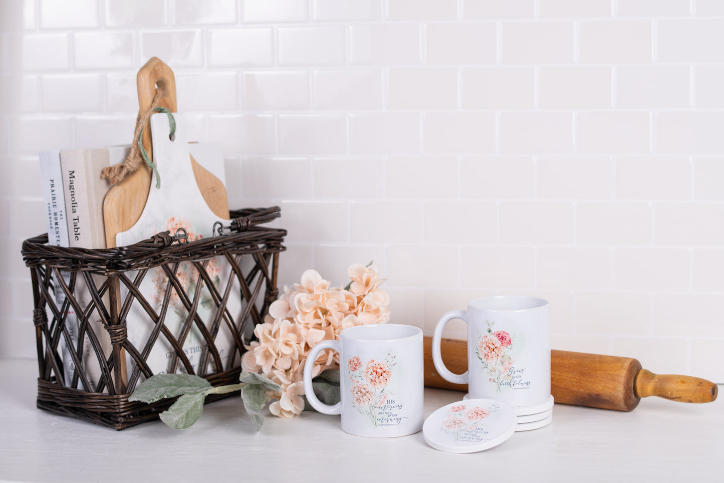 Spring Botanical Coffee Mugs