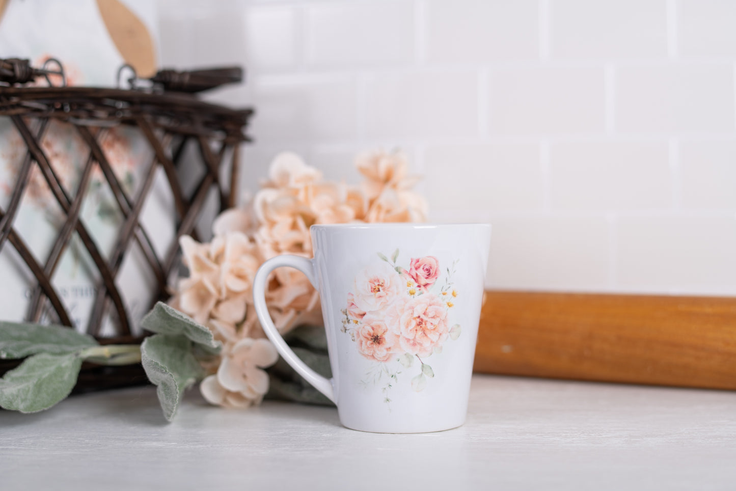 Spring Botanical Latte Mugs