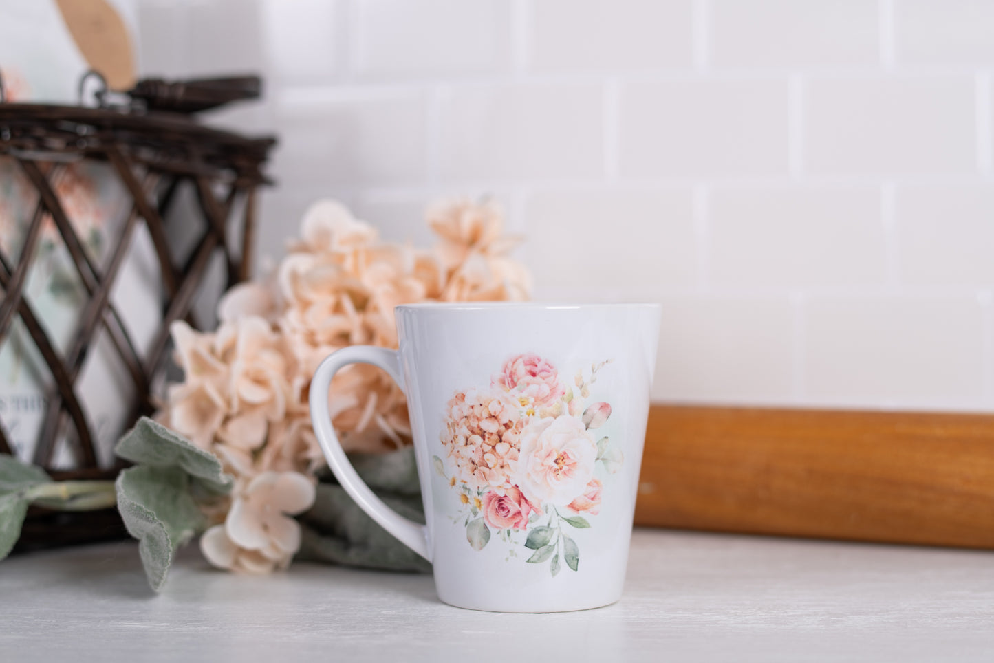 Spring Botanical Latte Mugs
