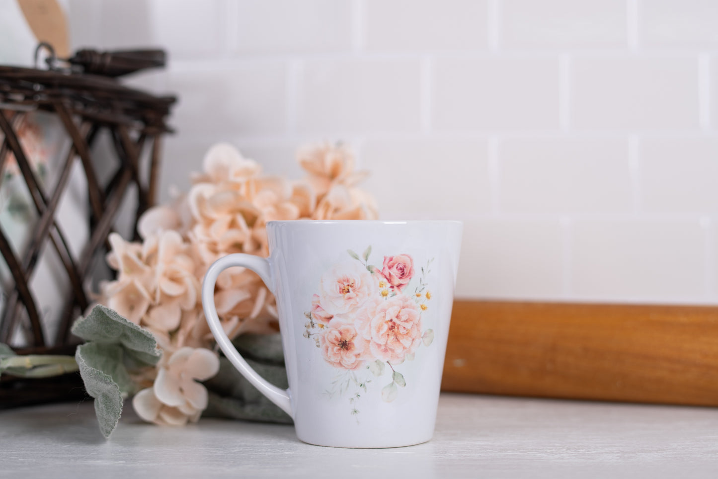 Spring Botanical Latte Mugs