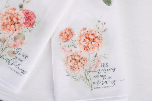 Spring Botanical Hand Towels