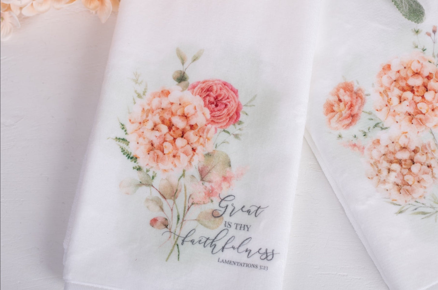 Spring Botanical Hand Towels