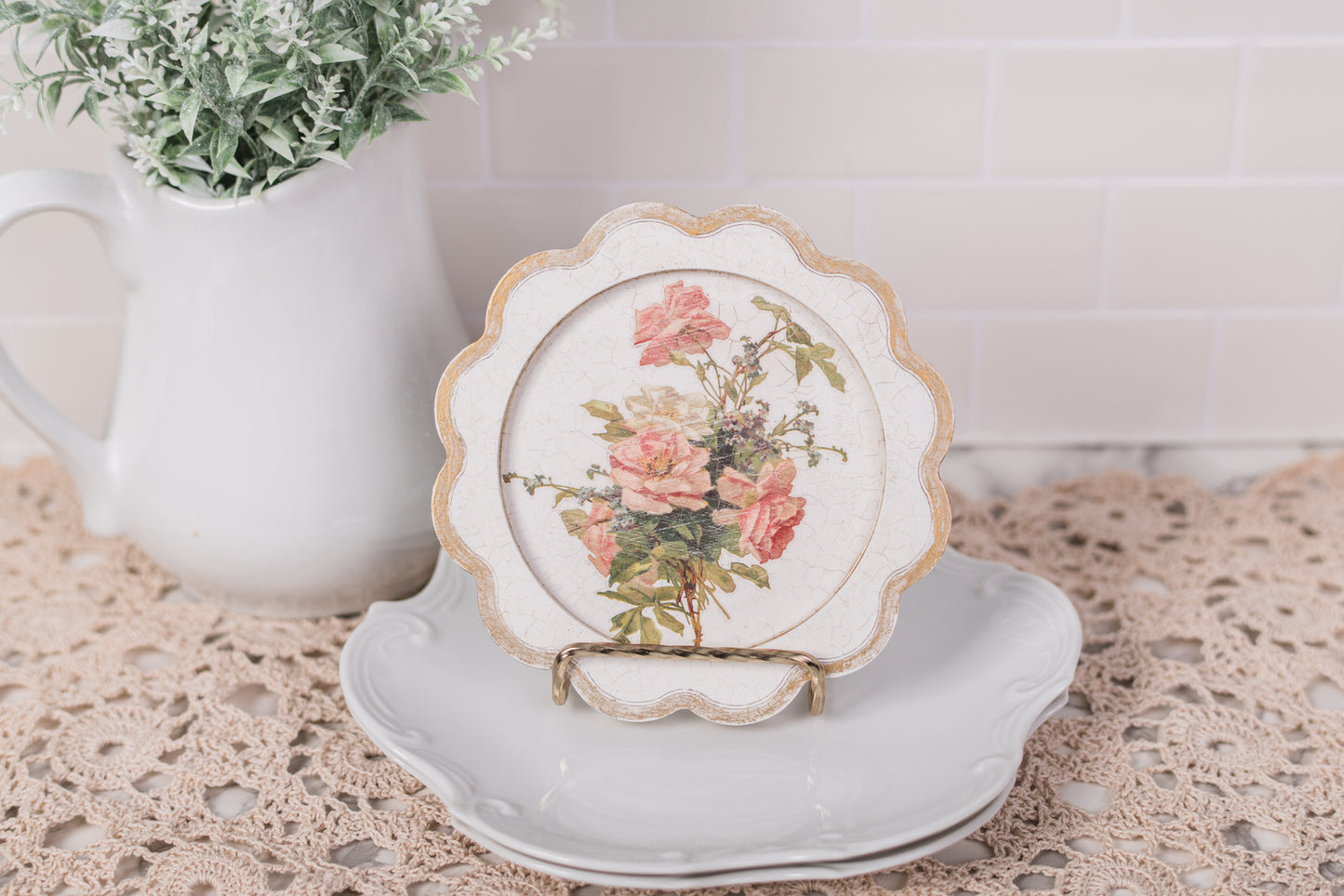 Vintage China Plate DIY Kit