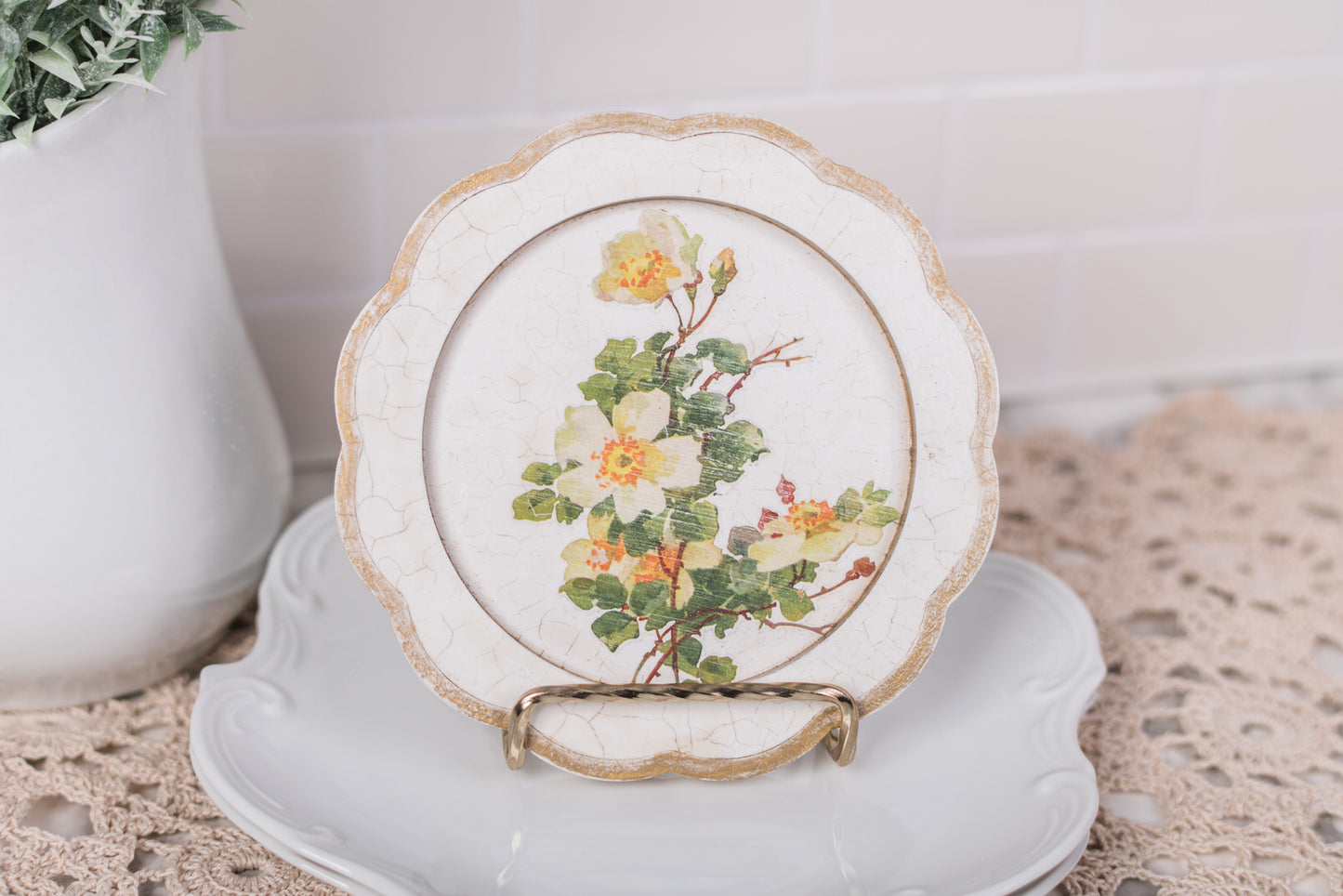 Vintage China Plate DIY Kit